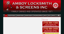 Desktop Screenshot of amboylocksmith.com